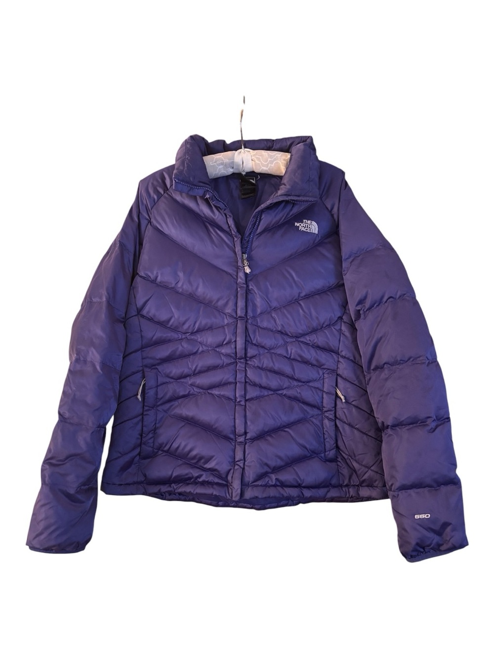The North Face 550 Women's Deep Purple Quilted Puffer Jacket Size XL
